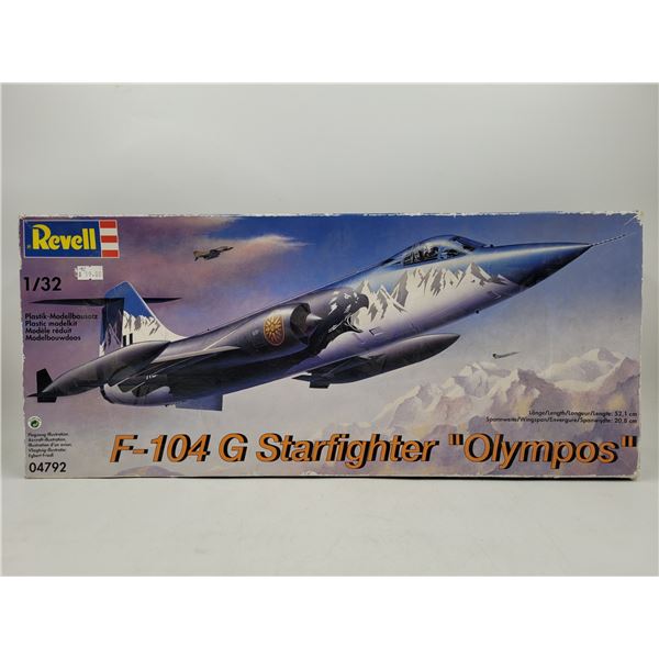 Unbuilt Revell F-104 G Starfighter "Olympos" 1/32 Scale Model Kit