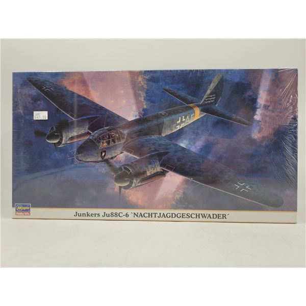 Sealed Hasegawa Junkers Ju88C-6 "Nachjagdgeschwader" Model Kit