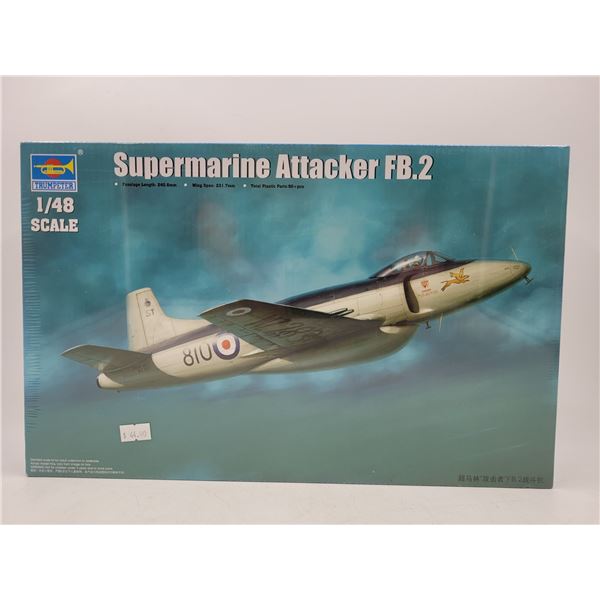 Sealed Trumpeter Supermarine Attacker FB.2 1/48 Scale Model Kit
