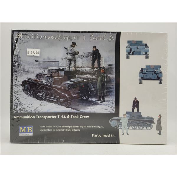 Sealed Master Box Ltd. Ammunition Transporter T-1A & Tank Crew Model Kit