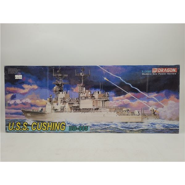 Sealed Dragon USS Cushing DD-985 1:350 Scale Model Kit