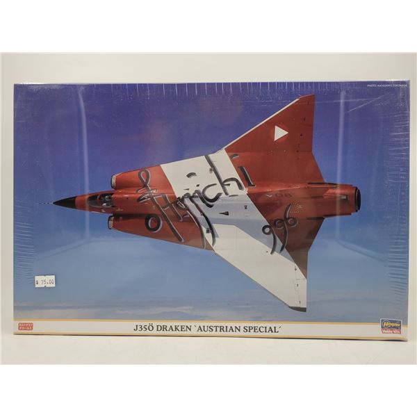 Sealed Hasegawa J35O Draken "Austrian" Special Model Kit