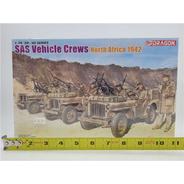 Sealed Dragon SAS Vehicle Crews North Africa 1942 1:35 Scale