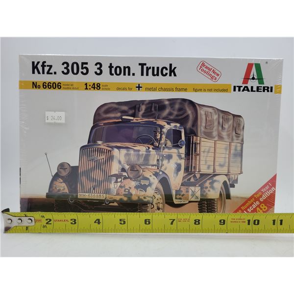 Sealed Italeri Kfz 305 3ton Truck 1"48 Scale