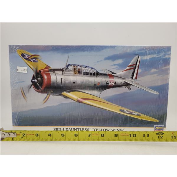 Sealed Hasegawa SBD-1 Dauntless Yellow Wing