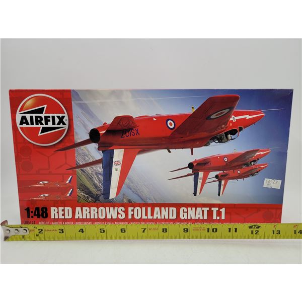Unbuilt Airfix Red Arrows Folland Gnat T.1 1:48 Scale