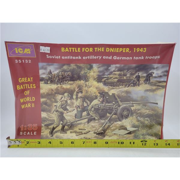 Sealed ICM Soviet Antitank Artillery & German Tank Troops 1:35 Scale