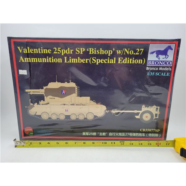 Sealed Bronco Models Valentine 25pdr SP Bishop 1:35 Scale