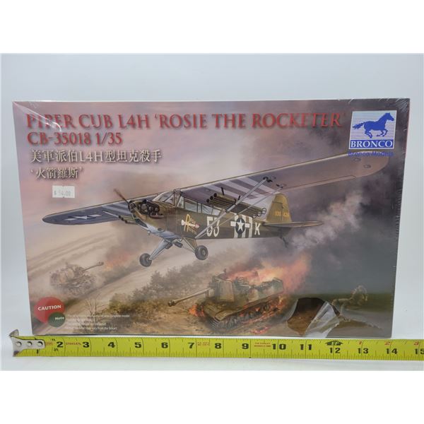 Sealed Bronco Models Piper Club L4H Rosie The Rocketer 1:35 Scale