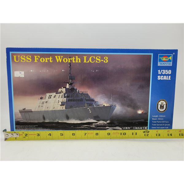 Unbuilt Trumpeter USS Fort Worth LCS-3 1:350 Scale