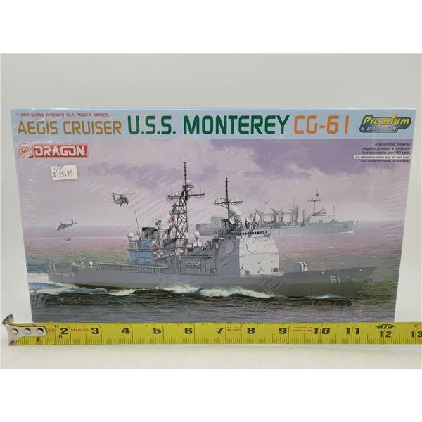 Sealed Dragon USS Monterey CG-61 1:700 Scale