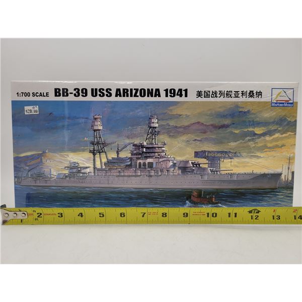 Sealed Mini Hobby Models BB-39 USS Arizona 1941 1:700 Scale