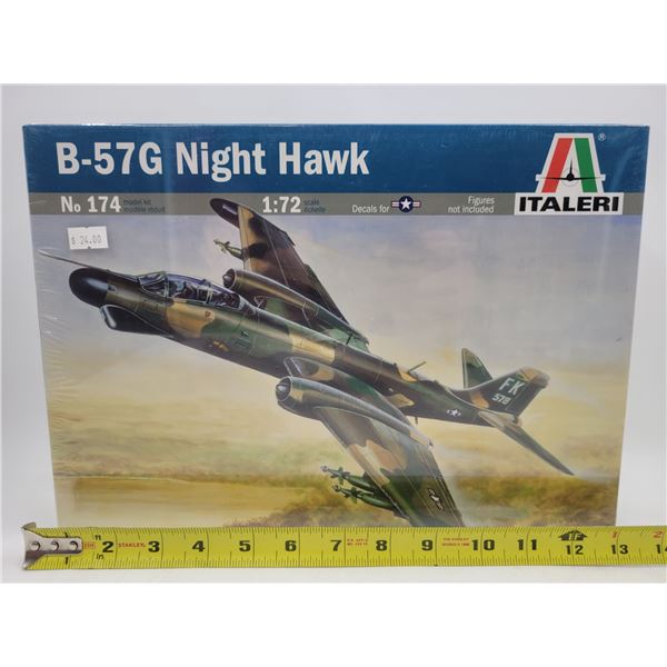 Sealed Italeri B-57G Night Hawk 1:72 Scale Model Kit