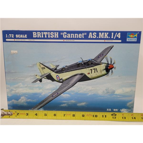 Unbuilt Trumpeter British "Gannet" AS.MK. 1/4 1:72 Scale Model Kit