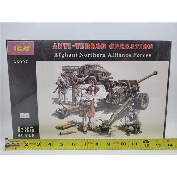 Sealed ICM Anti-Terror Operation Afghani Northern Alliance Forces 1:35 Scale Model Kit