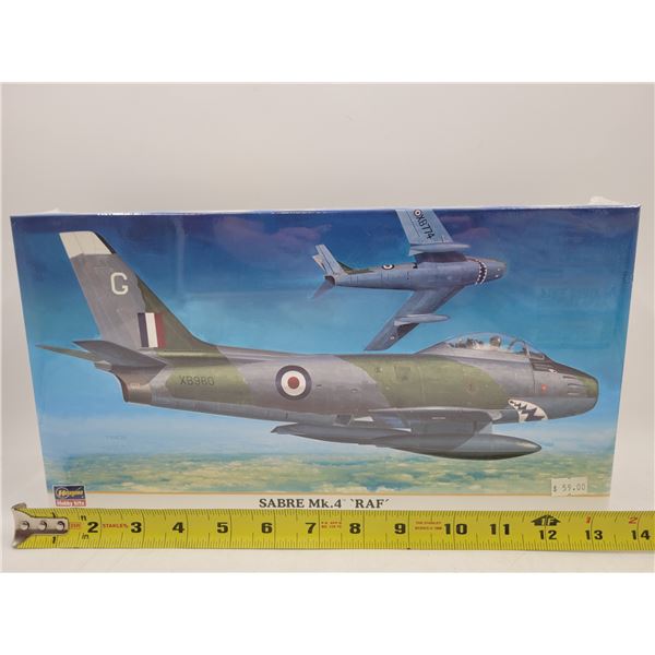 Sealed Hasegawa Sabre Mk.4 "Raf" Model Kit