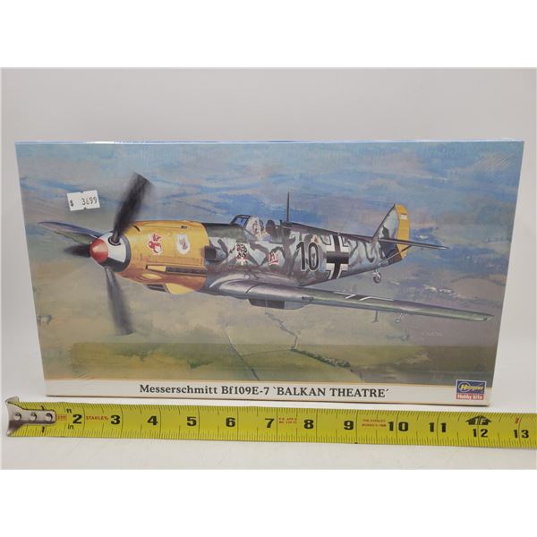 Sealed Hasegawa Messerschmitt Bf109E-7 "Balkan Theatre" Model Kit