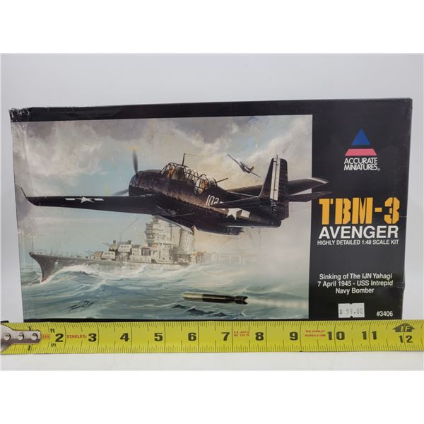 Unbuilt Accurate Miniatures TBM-3 Avenger 1:48 Scale Model Kit