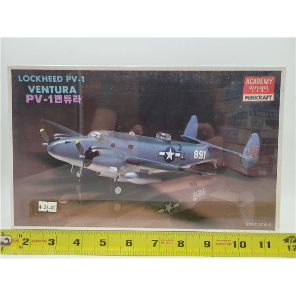 Sealed Academy Minicraft Lockheed PV-1 Ventura 1/72 Scale Model Kit