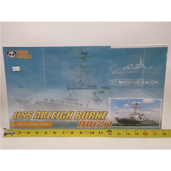 Sealed Panda Models USS Arleigh Burke DDG51 1/350 Scale Model Kit