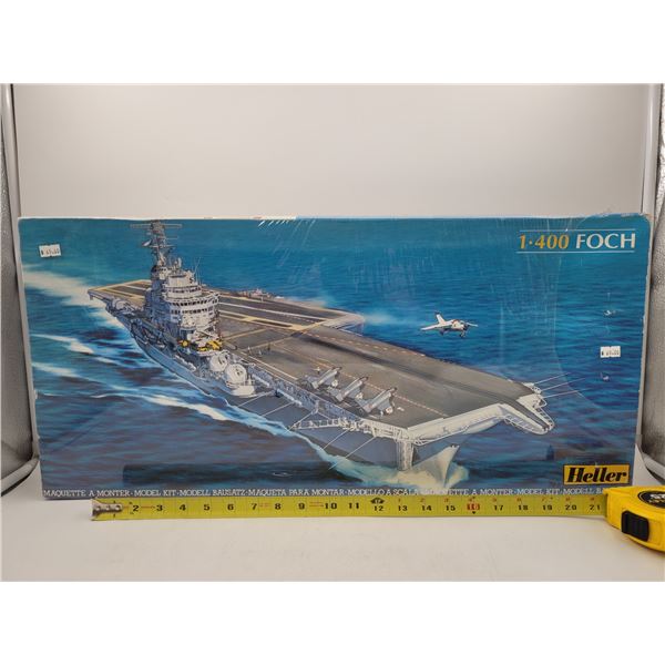 Sealed Heller FOCH French Aircraft Carrier 1:400 Scale Model Kit