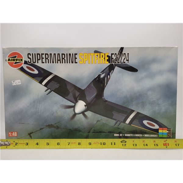 Unbuilt Airfix Supermarine Spitfire F22/24 1:48 Scale Model Kit