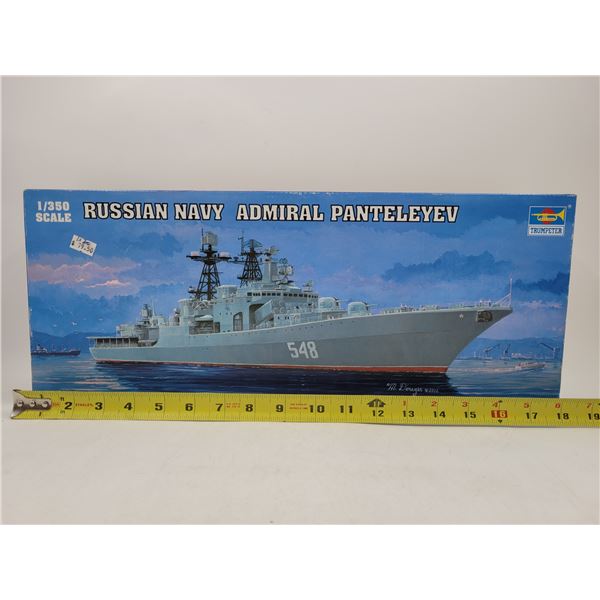 Unbuilt Trumpeter Russian Navy Admiral Panteleyev 1/350 Scale Model Kit