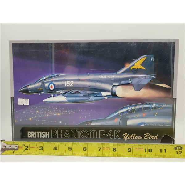 Sealed British Phantom F-4K Yellow Bird Model Kit
