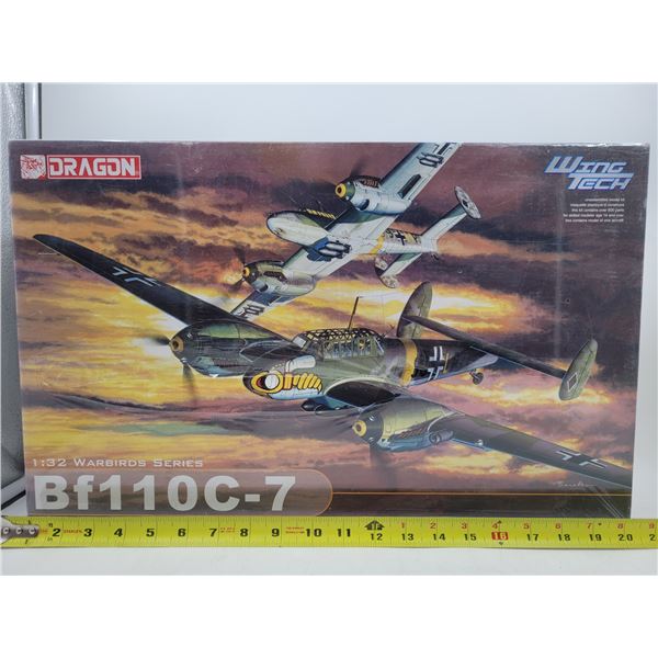 Sealed Dragon Warbirds Series Bf110C-7 1:32 Scale Model Kit