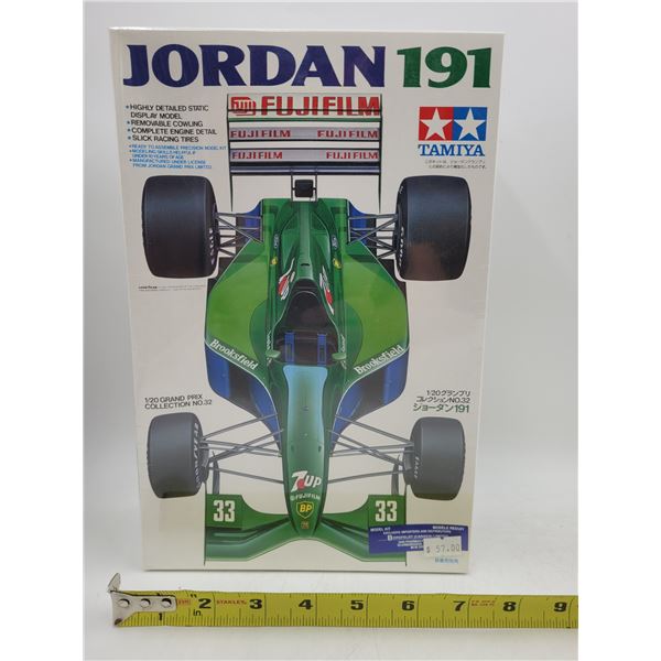 Unbuilt Tamiya Jordan 191 Fujifilm Grand Prix 1/20 Scale Model Kit