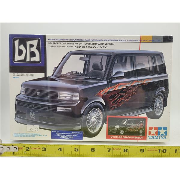 Sealed Tamiya Toyota bB Dragon Version 1/24 Scale Model Kit