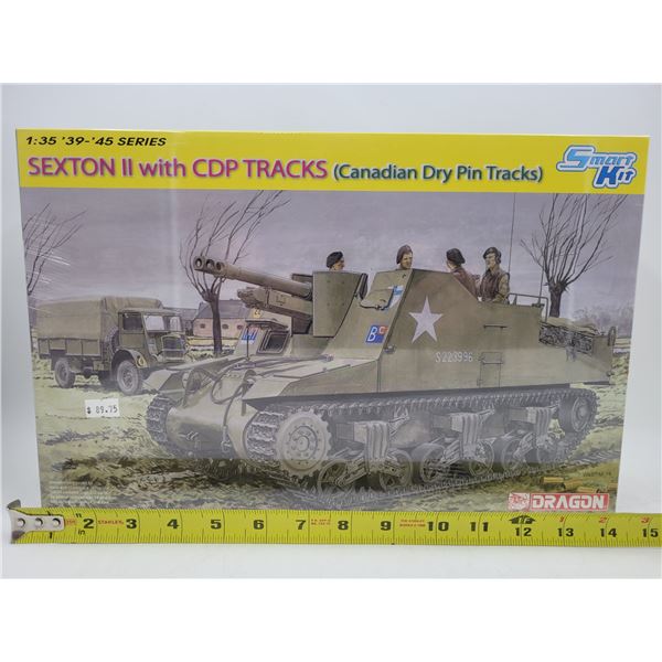 Sealed Dragon Sexton II w/ CPD Tracks (Canadian Dry Pin Tracks) 1:35 Scale Model Kit