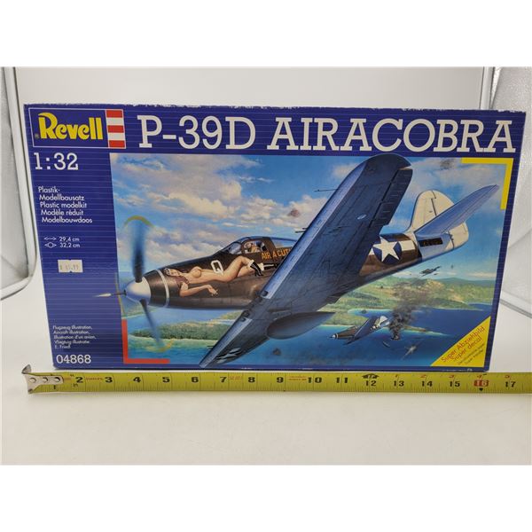 Unbuilt Revell P-39D Airacobra 1:32 Scale