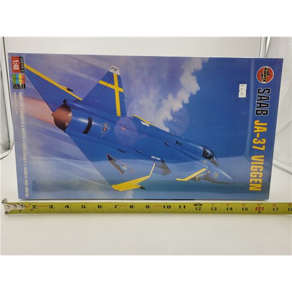 Sealed Airfix Saar JA-37 Viggen 1:47 Scale