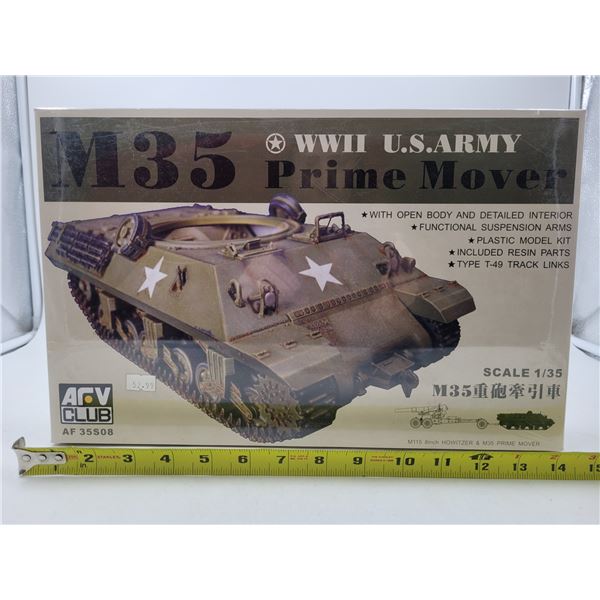 Sealed Arv Club WWII US Army Prime Mover 1:35 Scale