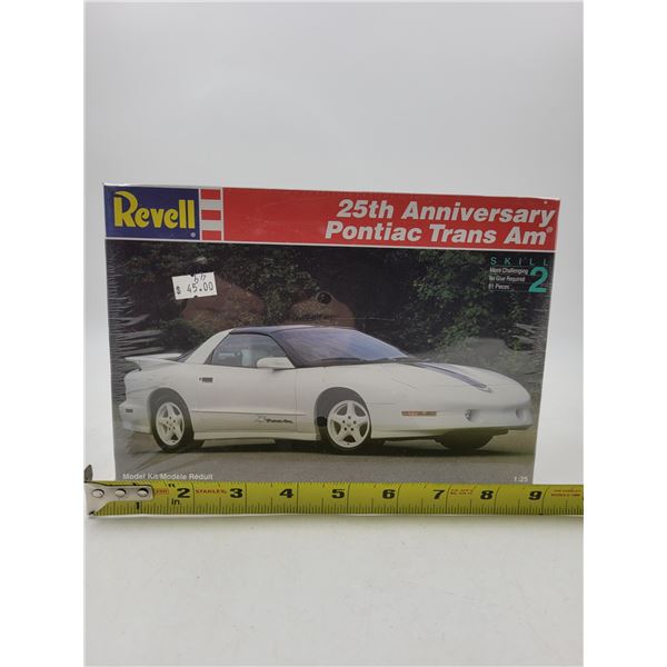 Sealed Revell 25th Anniversary Pontiac Trans Am 1:25 Scale