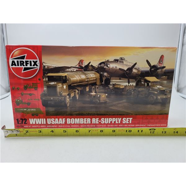 Sealed Airfix WWII USAAF Bomber Re-Supply Set 1:72 Scale