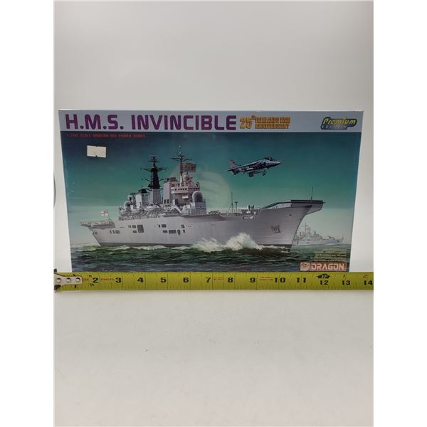 Sealed Dragon HMS Invincible 25th Falklands War Anniversary 1:700 Scale