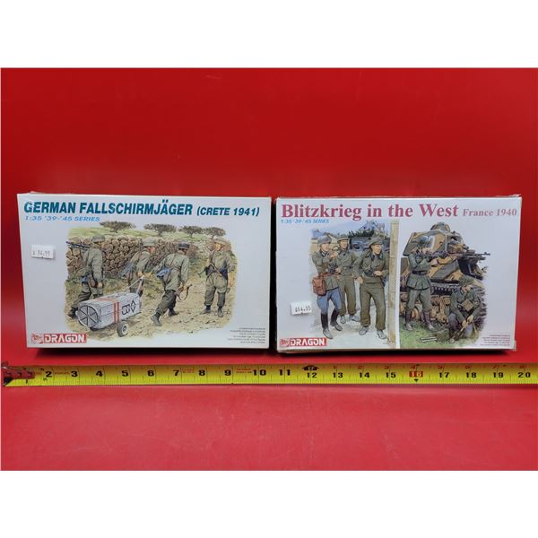 Sealed Dragon German Fallschirmjager 1941 & Sealed Dragon Blitzkrieg In The West France 1940 1:35 Sc