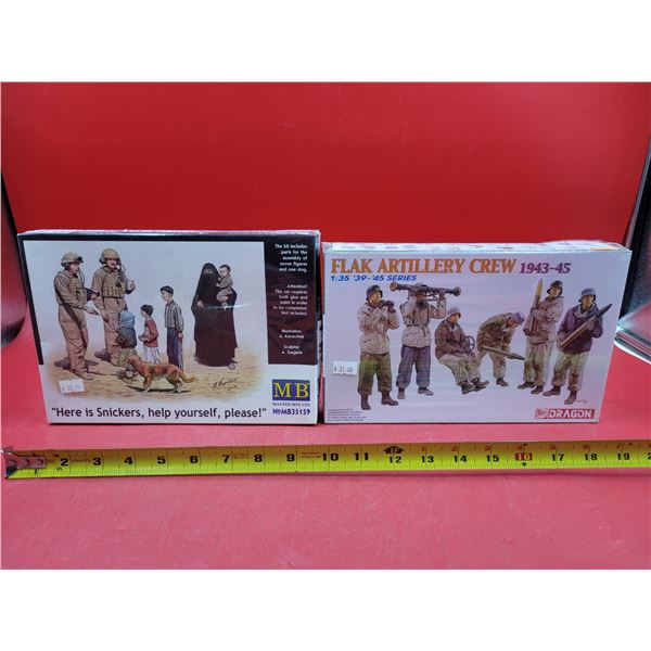 Sealed Master Box Here is Snickers & Sealed Dragon Flak Artillery Crew 1943-45 1:35 Scale