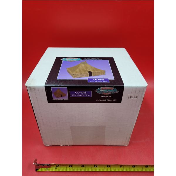 Unbuilt US M-1934 Tent CD 6088 1:35 Scale