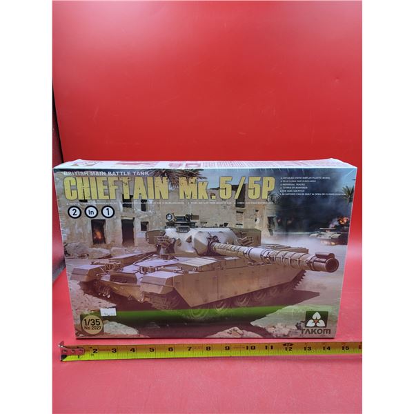 Sealed Takom Chieftain Mk.5/5P British Battle Tank 1:35 Scale
