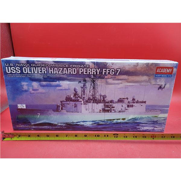 Sealed Academy USS Oliver Hazard Perry FFG-7 1:350 Scale
