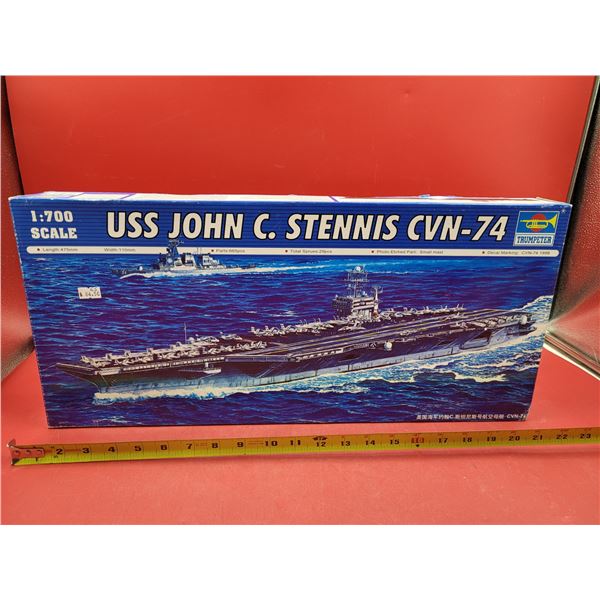 Unbuilt Trumpeter USS John C. Stennis CVN-74 1:700 Scale