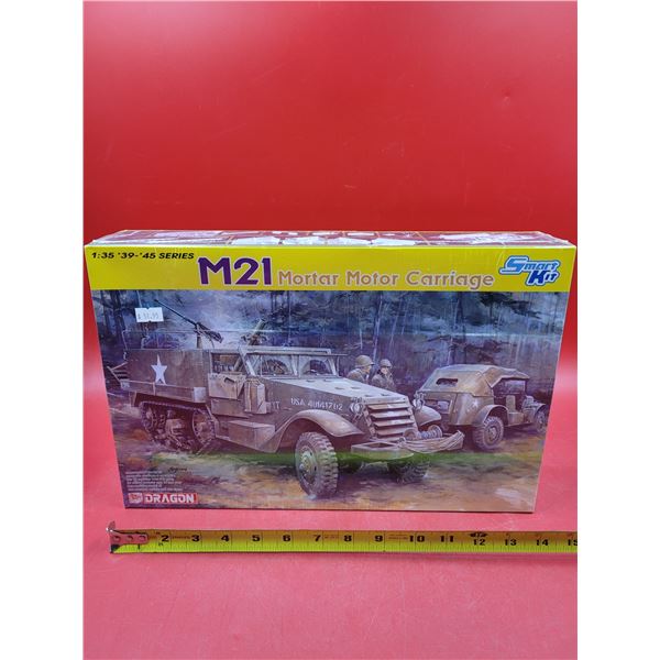 Sealed Dragon M21 Mortar Motor Carriage 1:35 Scale