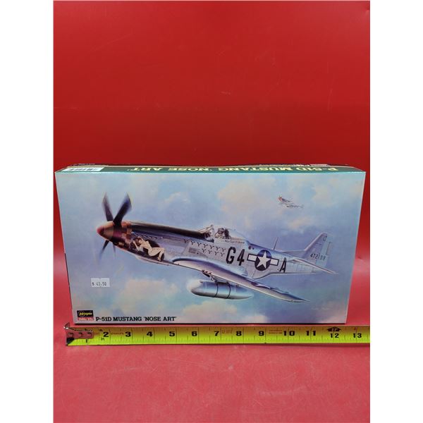 Unbuilt Hasegawa P-51D Mustang Nose Art
