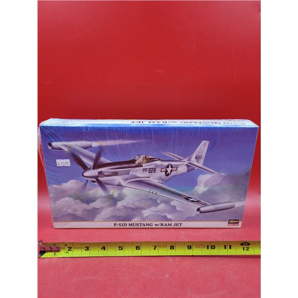 Sealed Hasegawa P-51D Mustang w/ Ram Jet