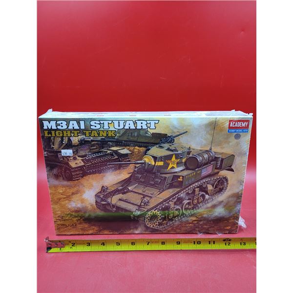 Sealed Academy M3A1 Stuart Light Tank 1:35 Scale