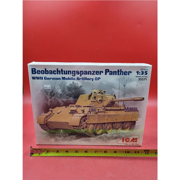 Unbuily ICM WWII German Mobile Artillery OP 1:35 Scale