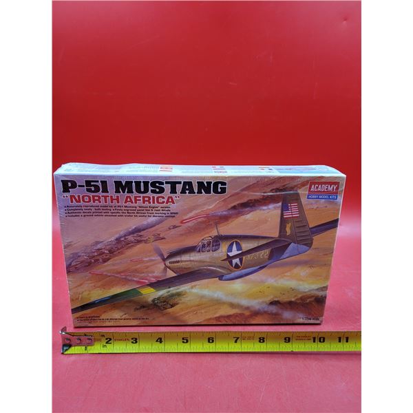 Sealed Academt P-51 Mustang North Africa 1:72 Scale